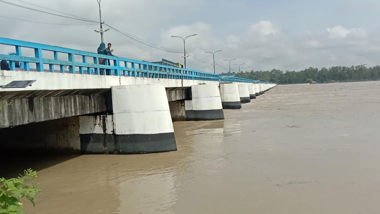 তিস্তার পানি বিপৎসীমার ৭ সেন্টিমিটার ওপরে ডালিয়া পয়েন্টে